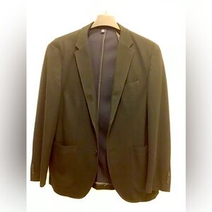 Jos. A. Bank Tailored Fit Pique Knit Jacket Black size XL